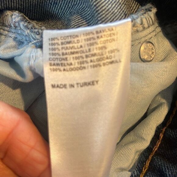 Ragged Blue Cotton Straight Leg Wash Denim Jeans Size 26 - Picture 9 of 9